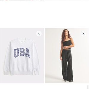 ISO of Vintage Abercrombie USA Sweatshirt